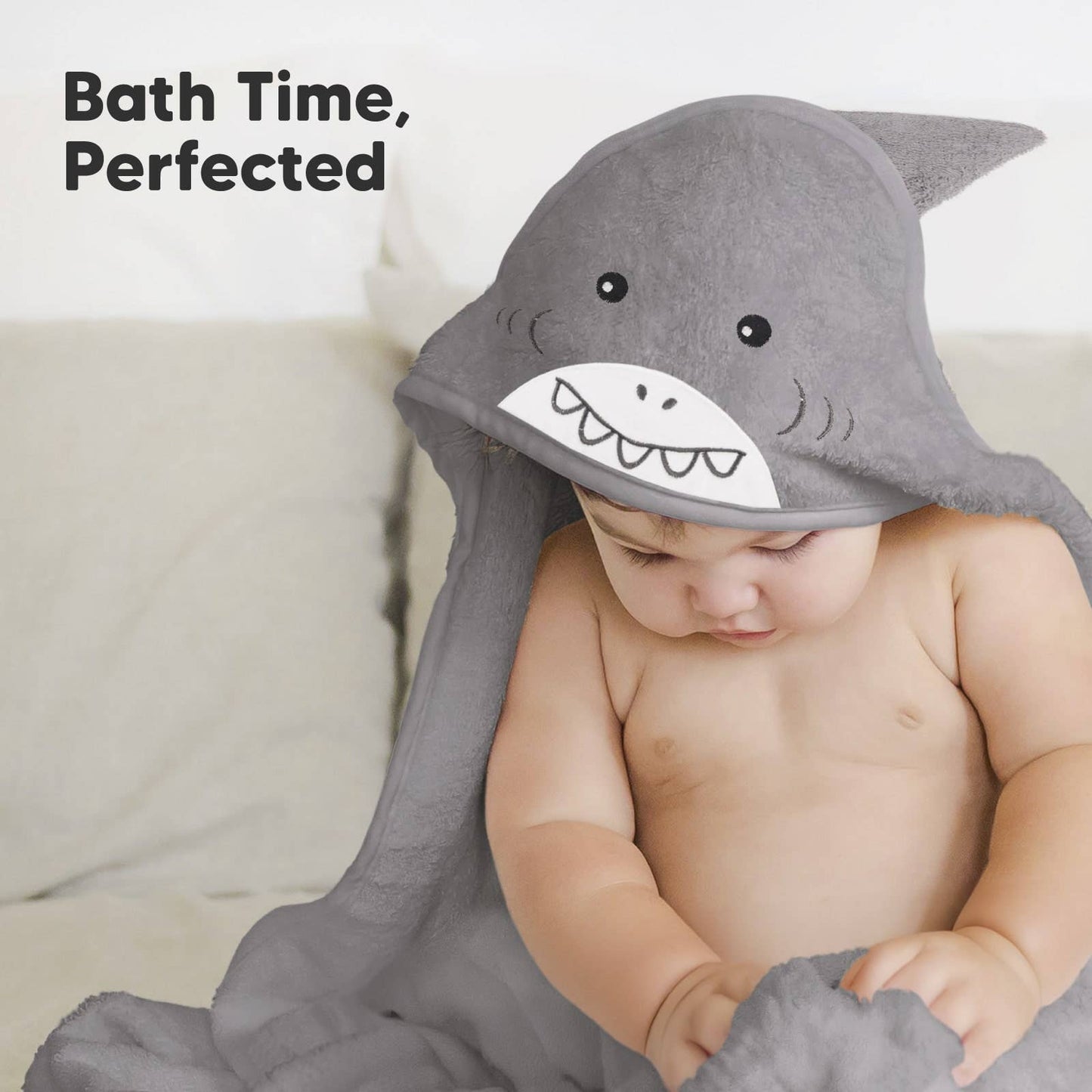 KeaBabies Cuddle Baby Hooded Towel