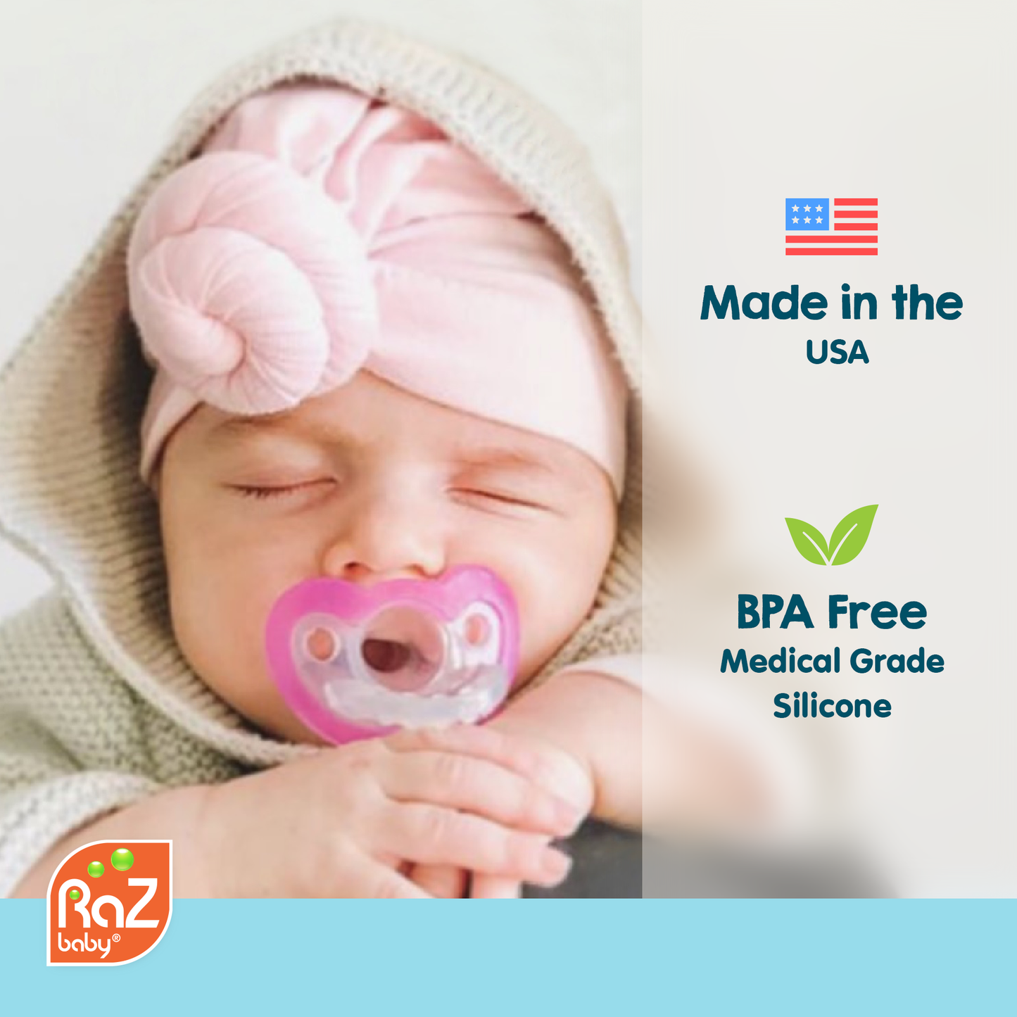 JollyPop Pacifier 2PK - 3+M Made in the USA