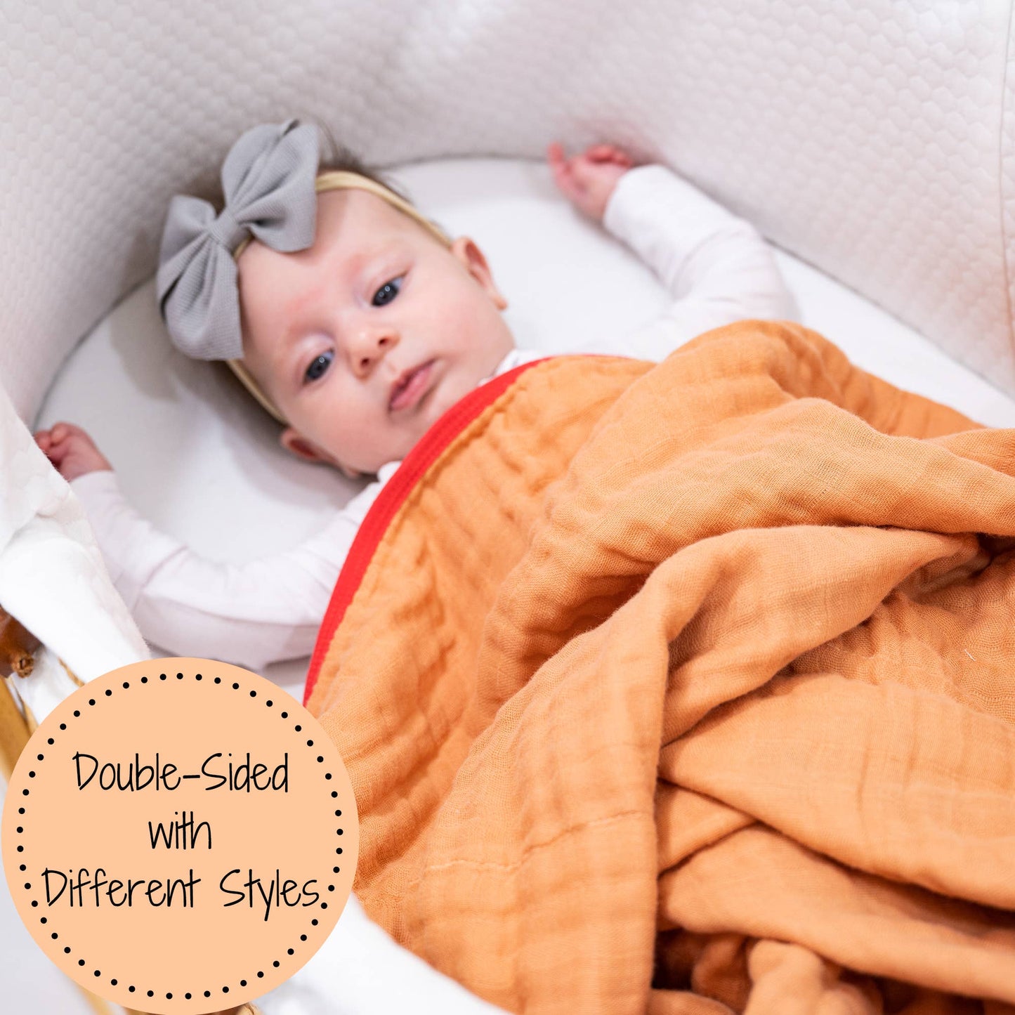 Under Construction Baby Toddler 100% Cotton Muslin Blanket