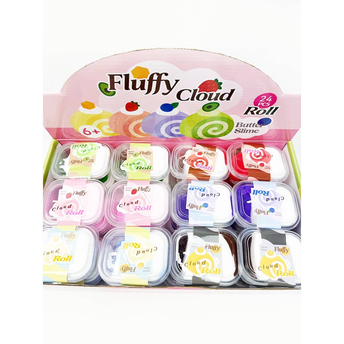 Fluffy Cloud Butter Slime Toy