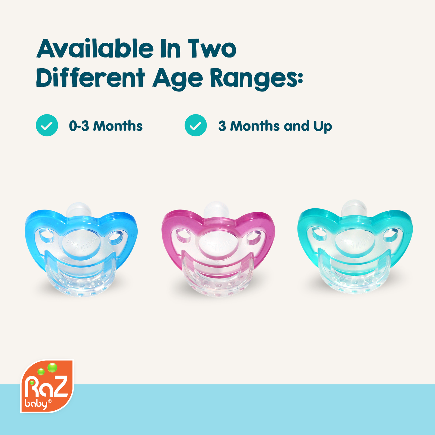JollyPop Pacifier 2PK - 3+M Made in the USA