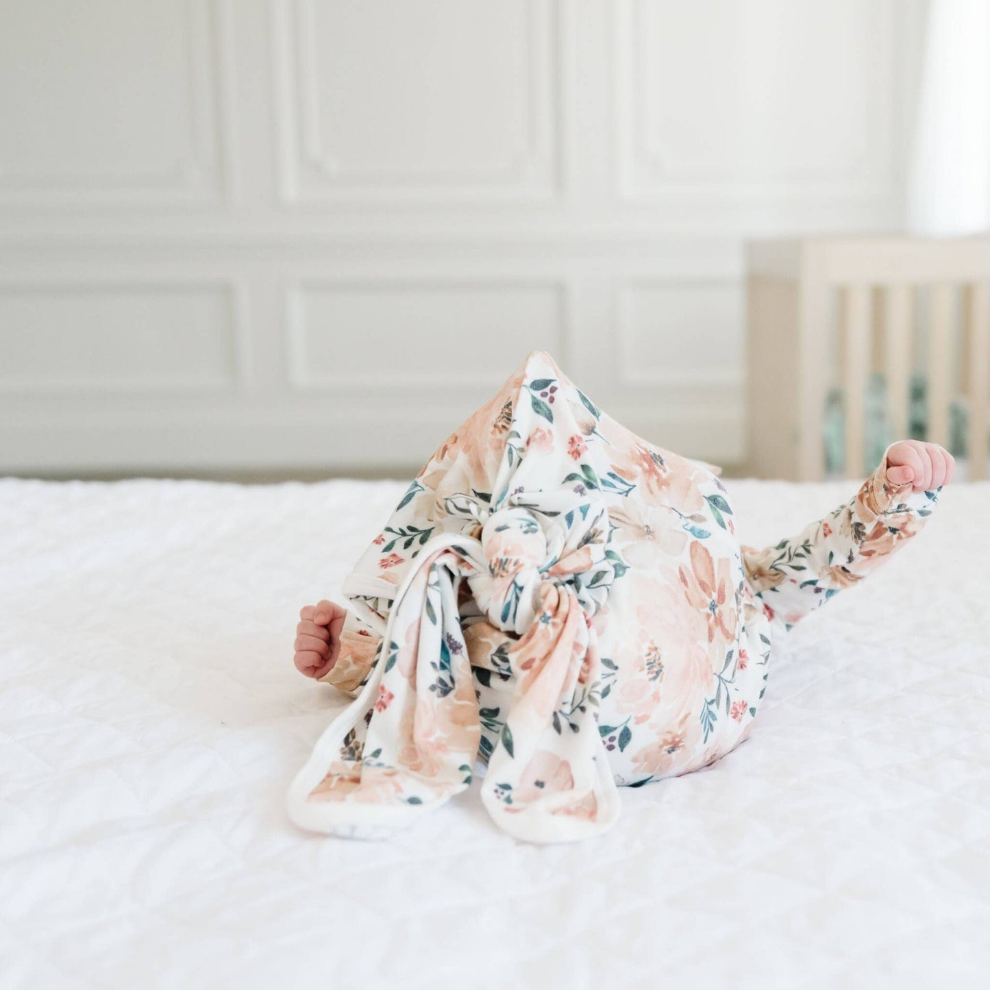 Newborn Knotted Gown - Autumn