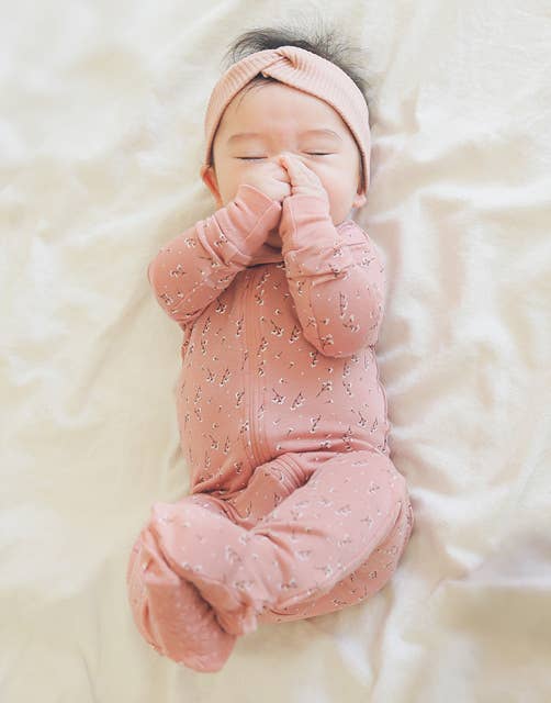 Wind Flower Baby Footie