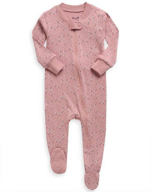 Wind Flower Baby Footie