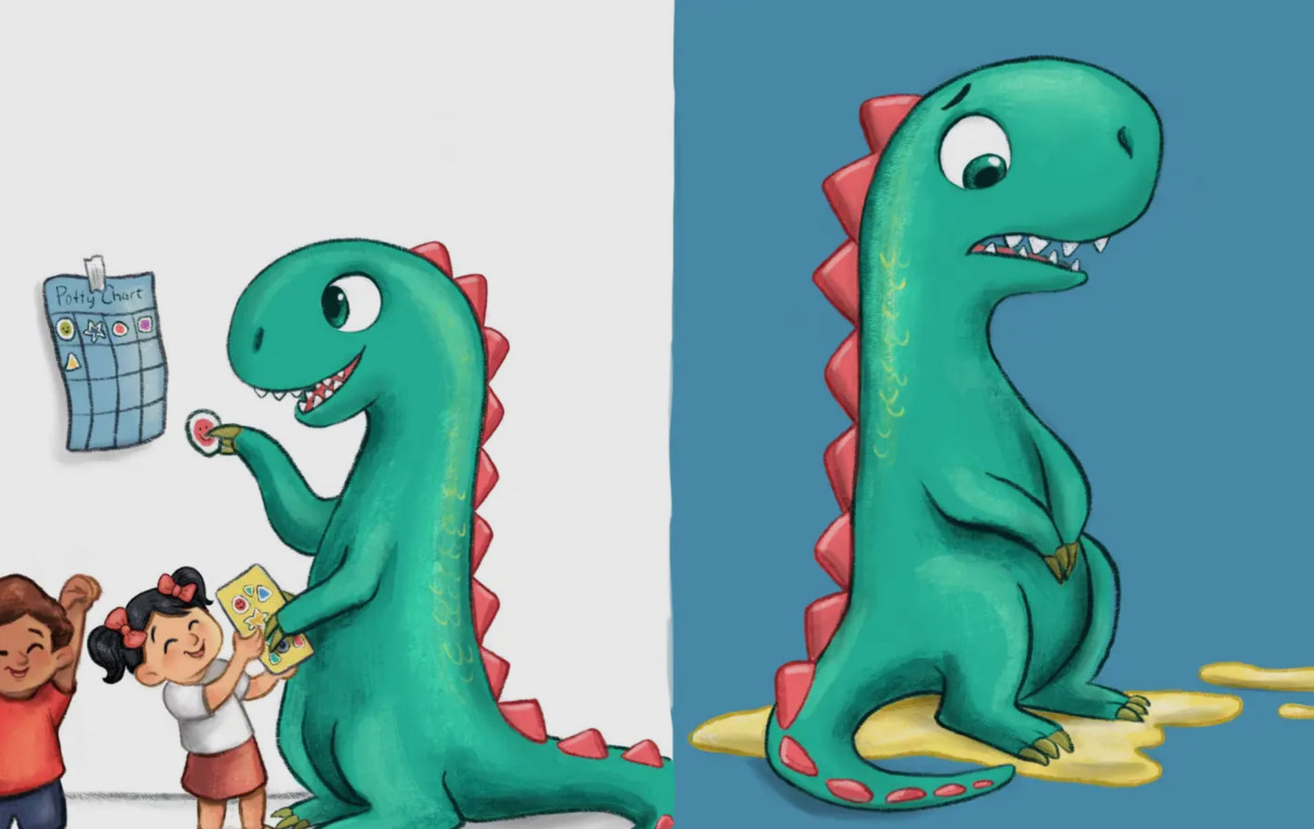 How to Potty Train a Dinosaur