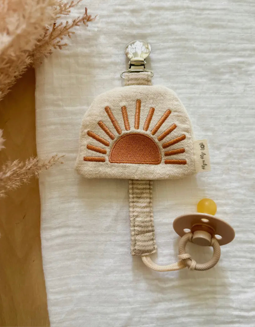 Sun Pacifier Clip