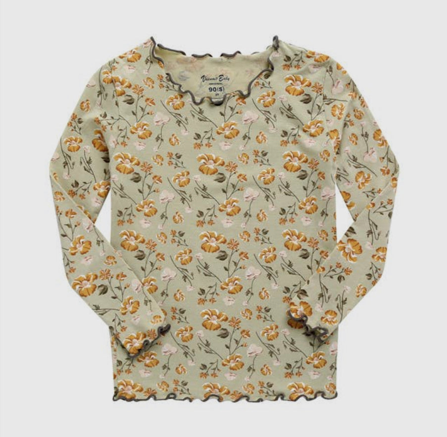 Sage Floral PJ Set