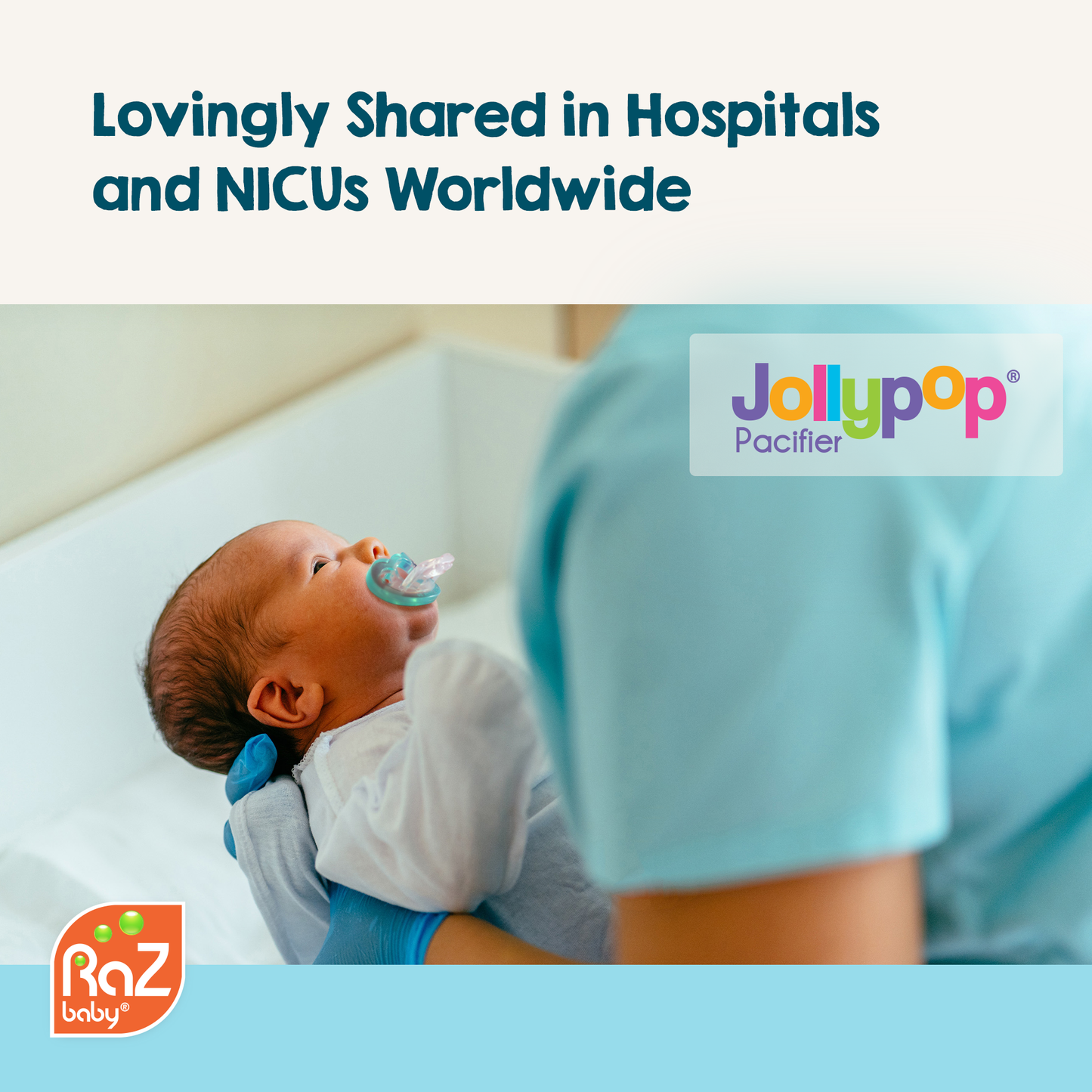 JollyPop Pacifier 2PK - 3+M Made in the USA