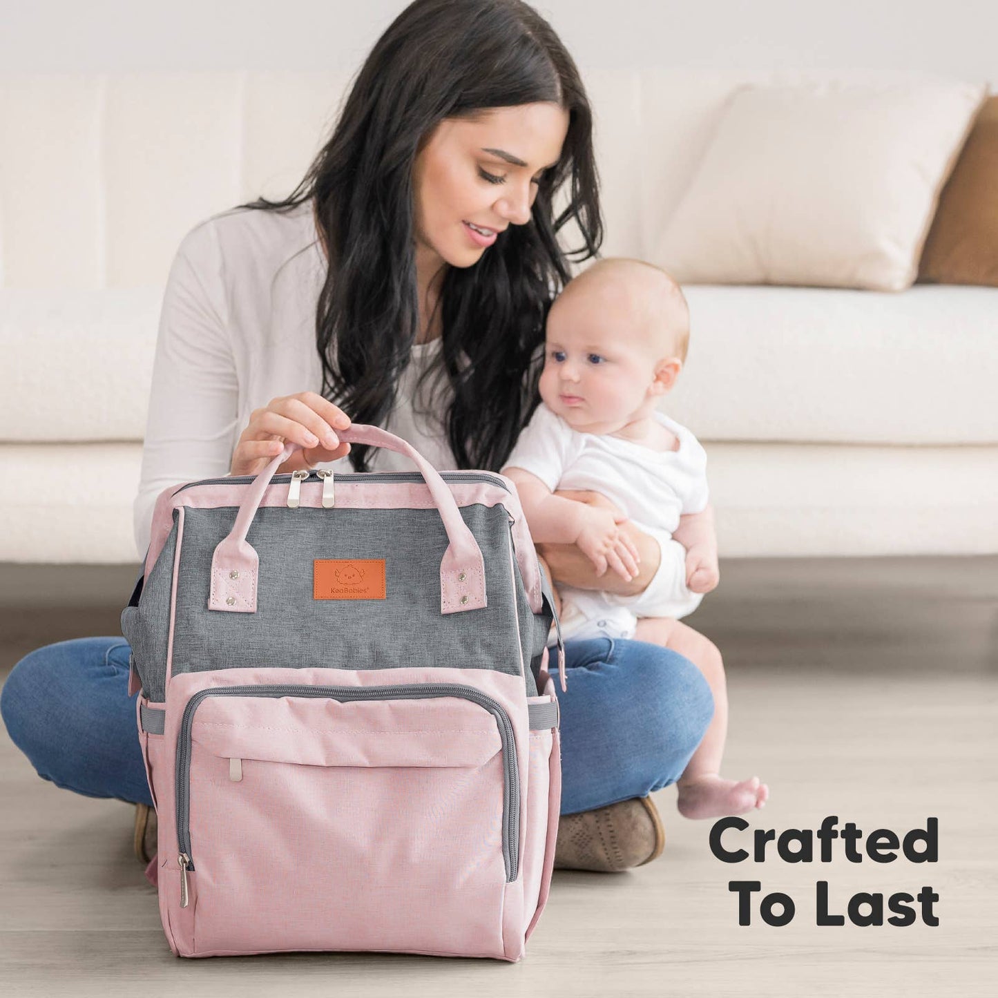 Original Diaper Bag Backpack, Baby Bags with Changing Pad