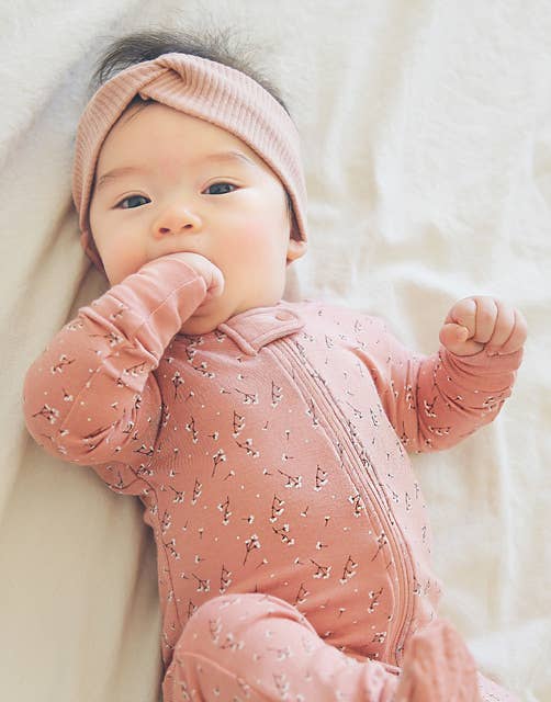 Wind Flower Baby Footie