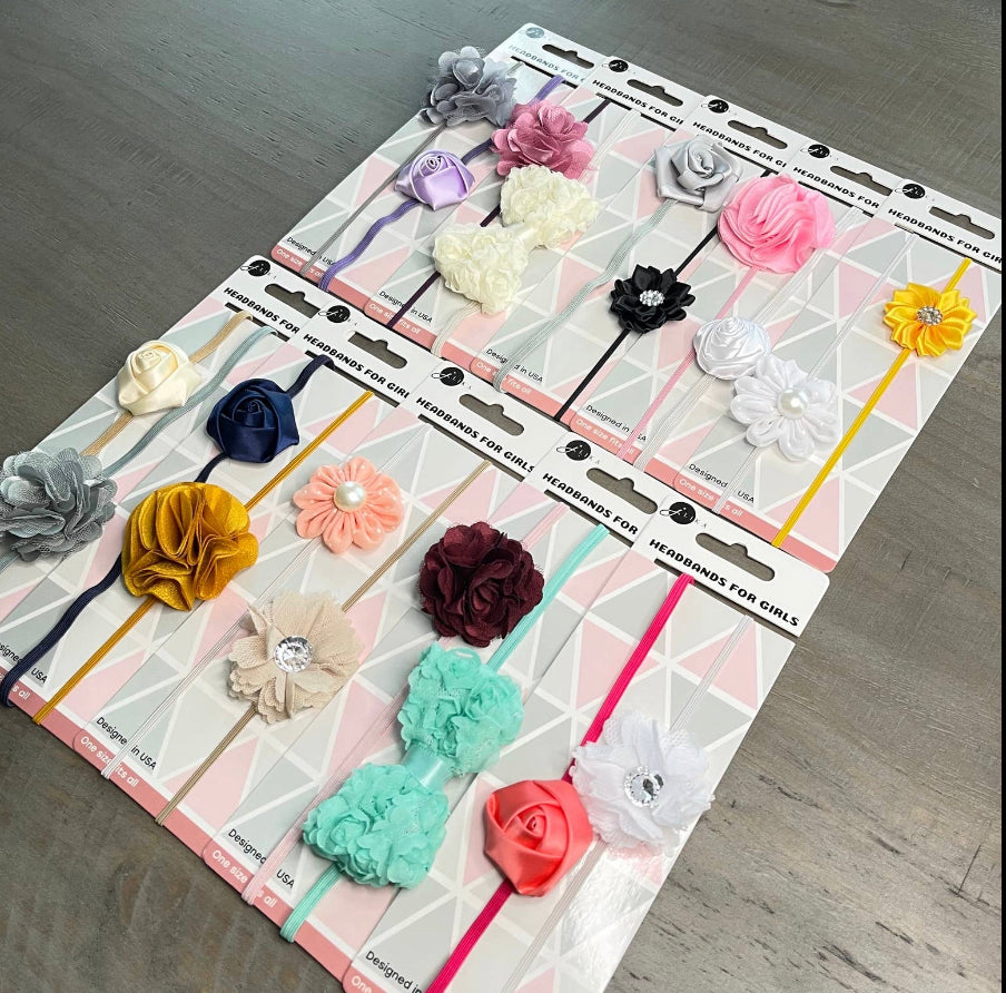 Floral Headband Set