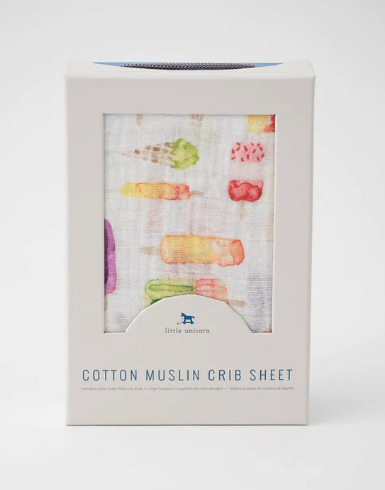 Cotton Muslin Crib Sheet