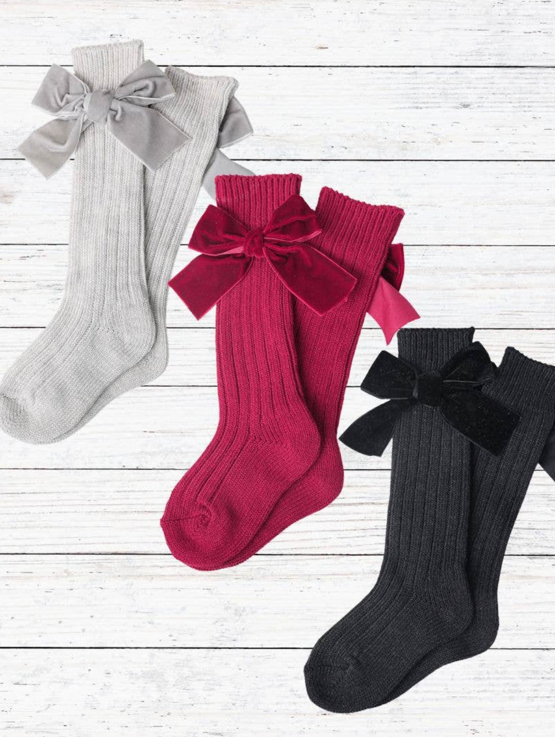Bow Knee Socks