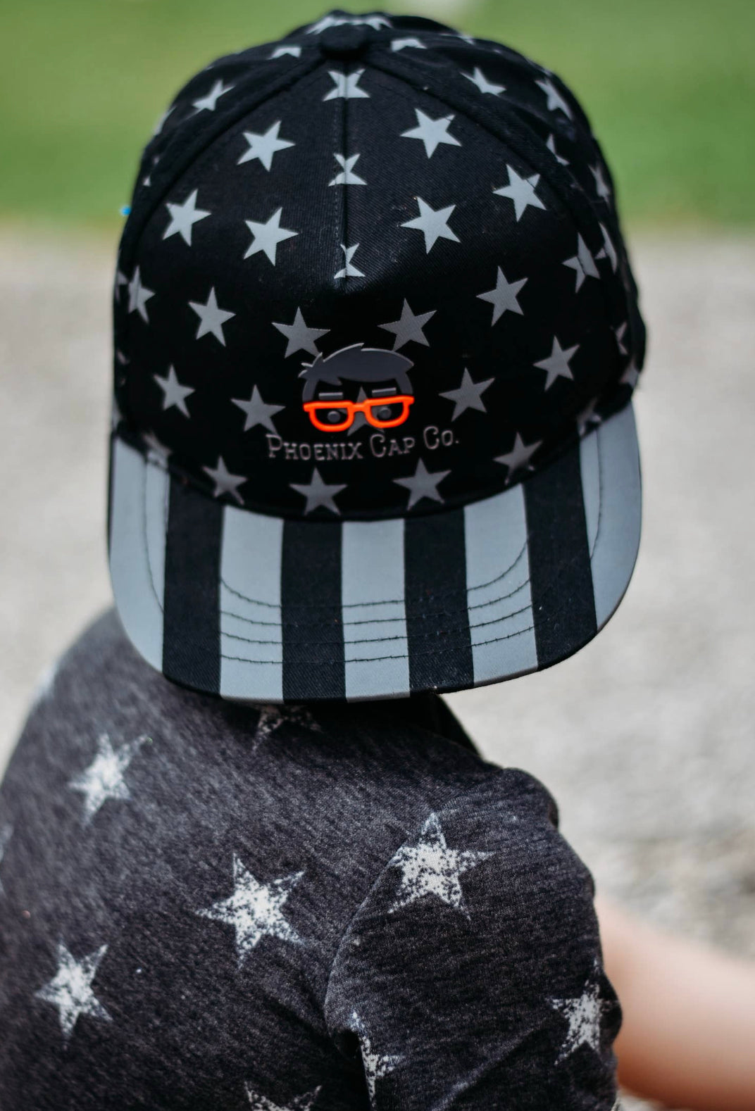 Charcoal Stars & Stripes
