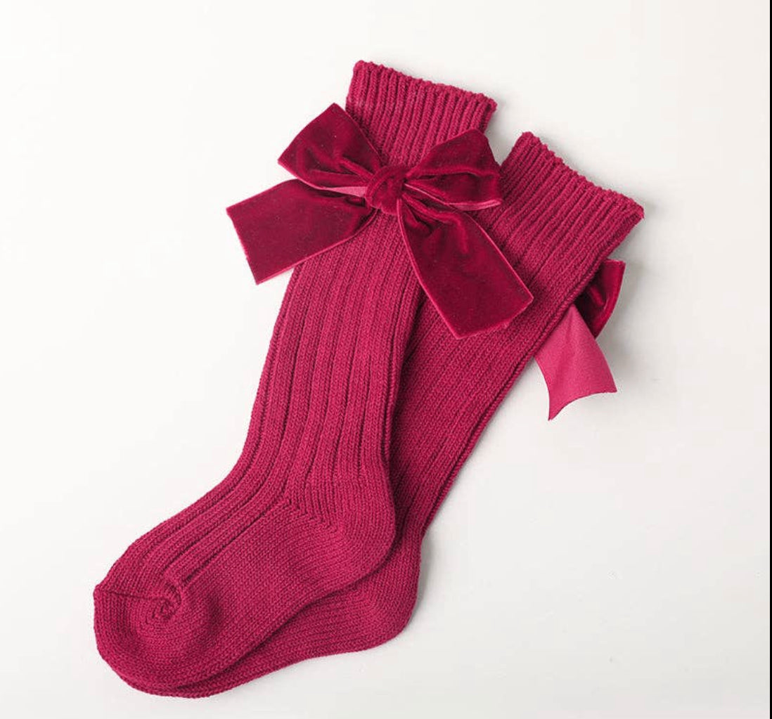 Bow Knee Socks