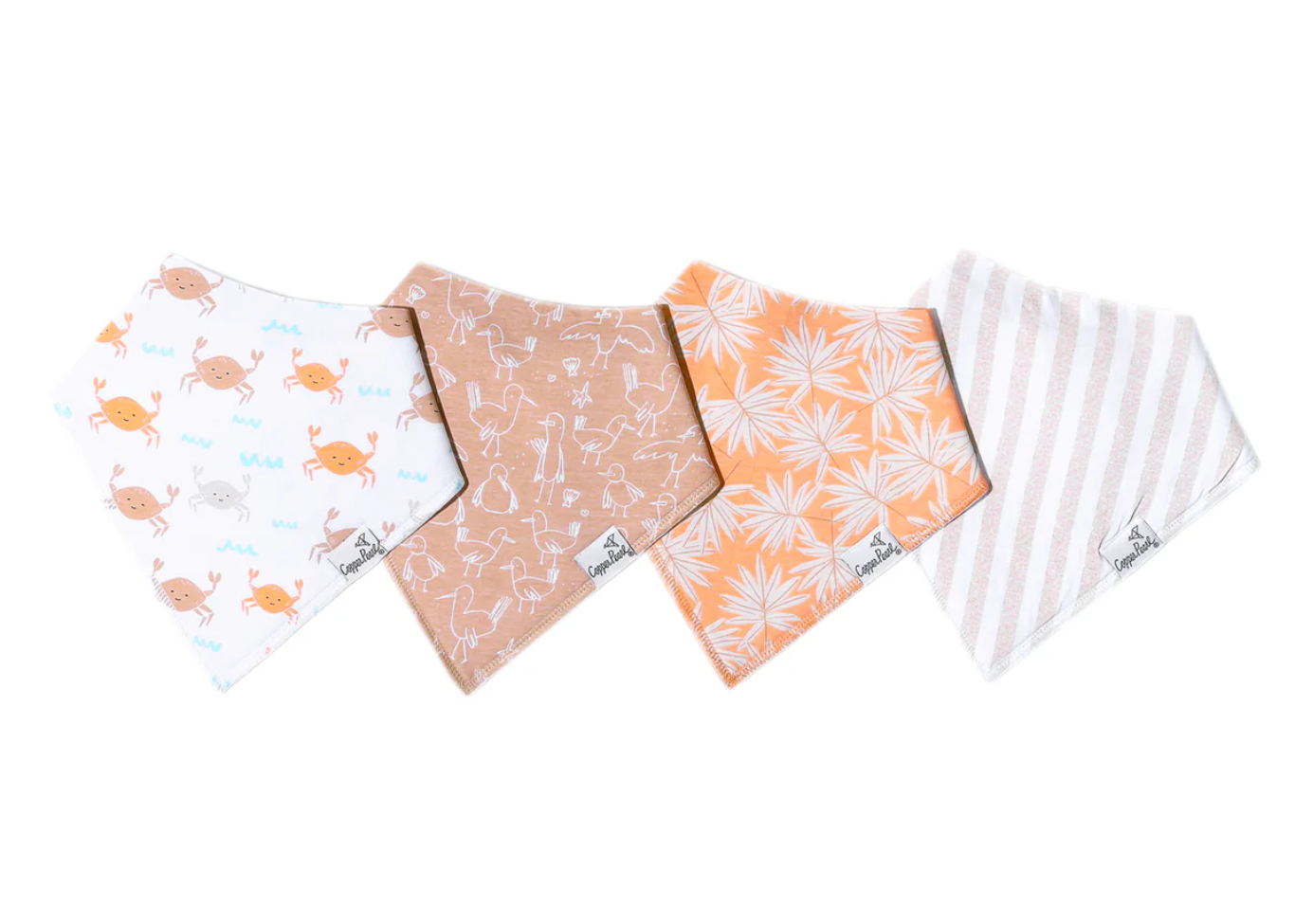 Copper Pearl Bandana Bibs