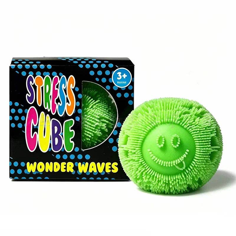 Stress Cube Fuzz Ball Wonder Wave Squishy Toy