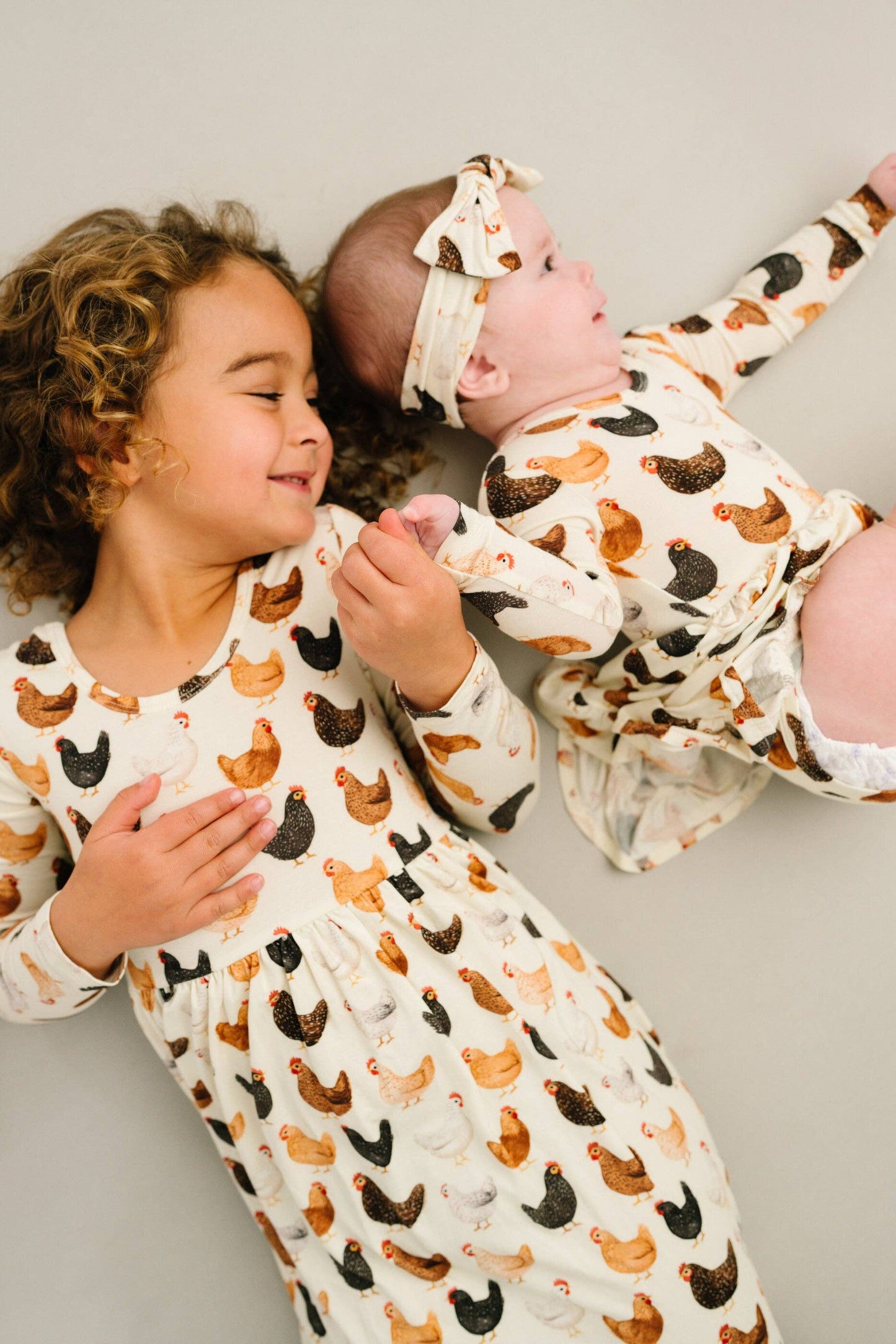 Backyard Chickens Bodysuit Bamboo Dress