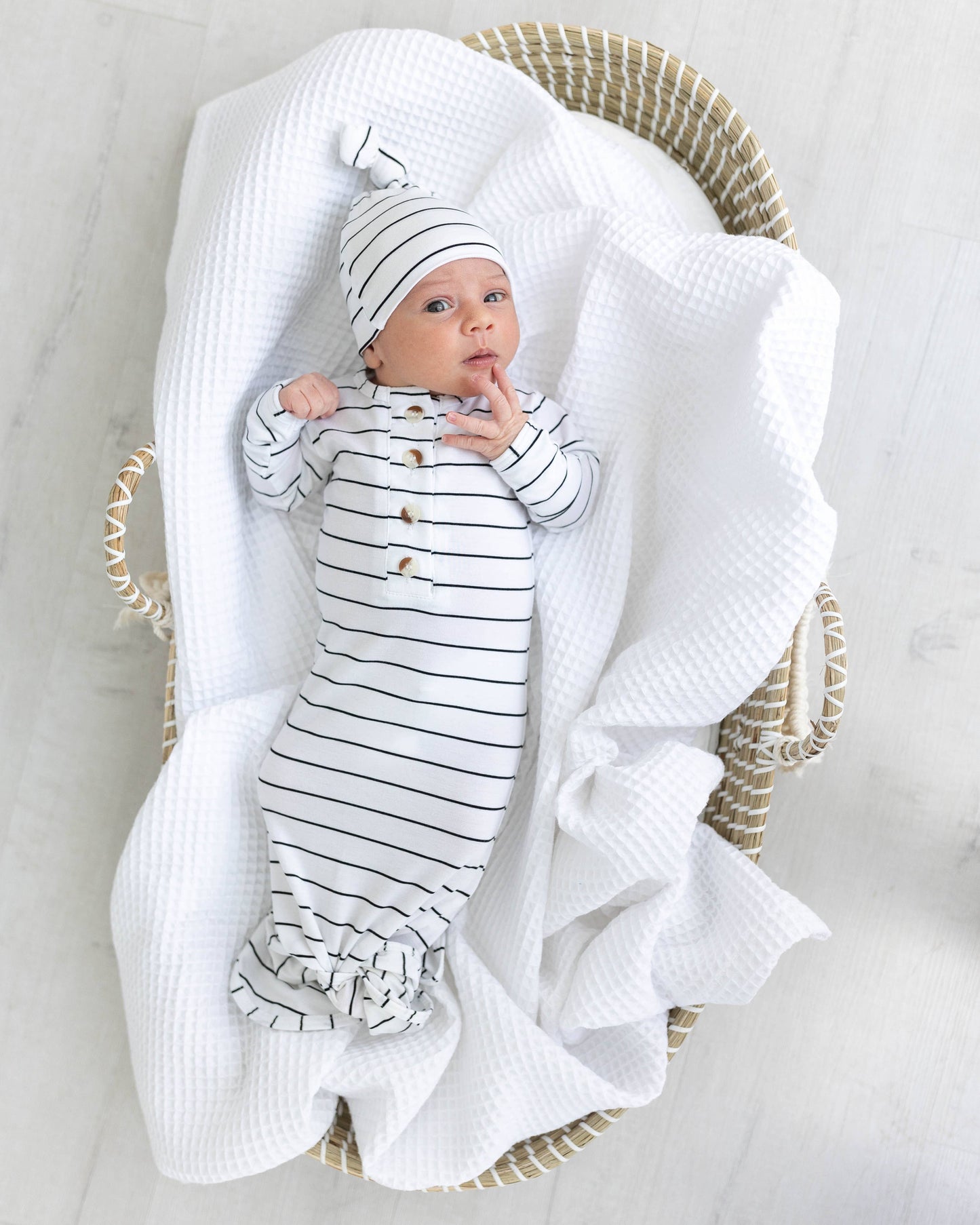 Newborn Clothing - Baby Gown and Hat Sets - Baby Clothing
