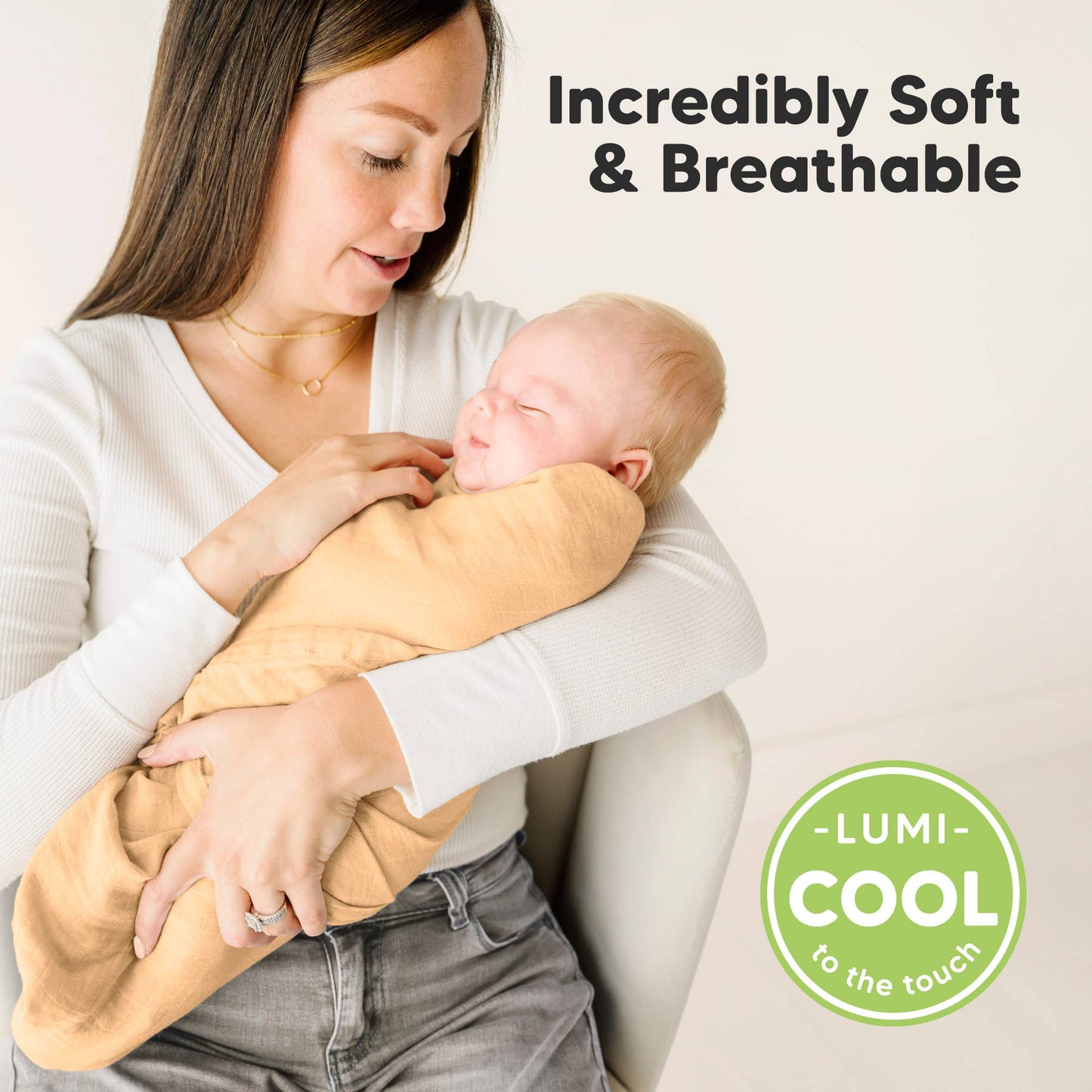 KeaBabies Lumi Muslin Swaddle Blankets