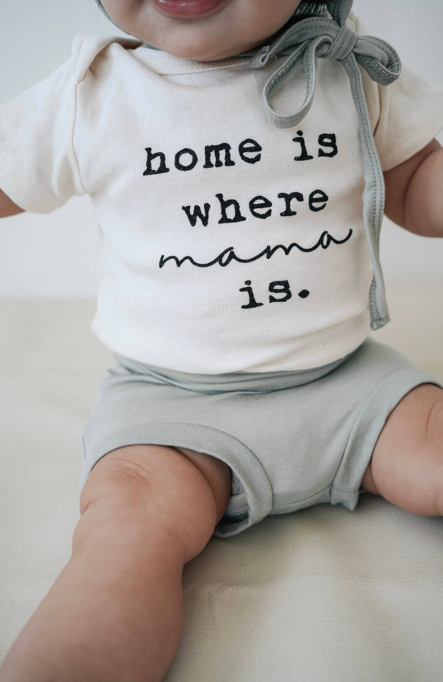 Home is Where Mama is Organic Cotton Bodysuit | Short Sleeve
