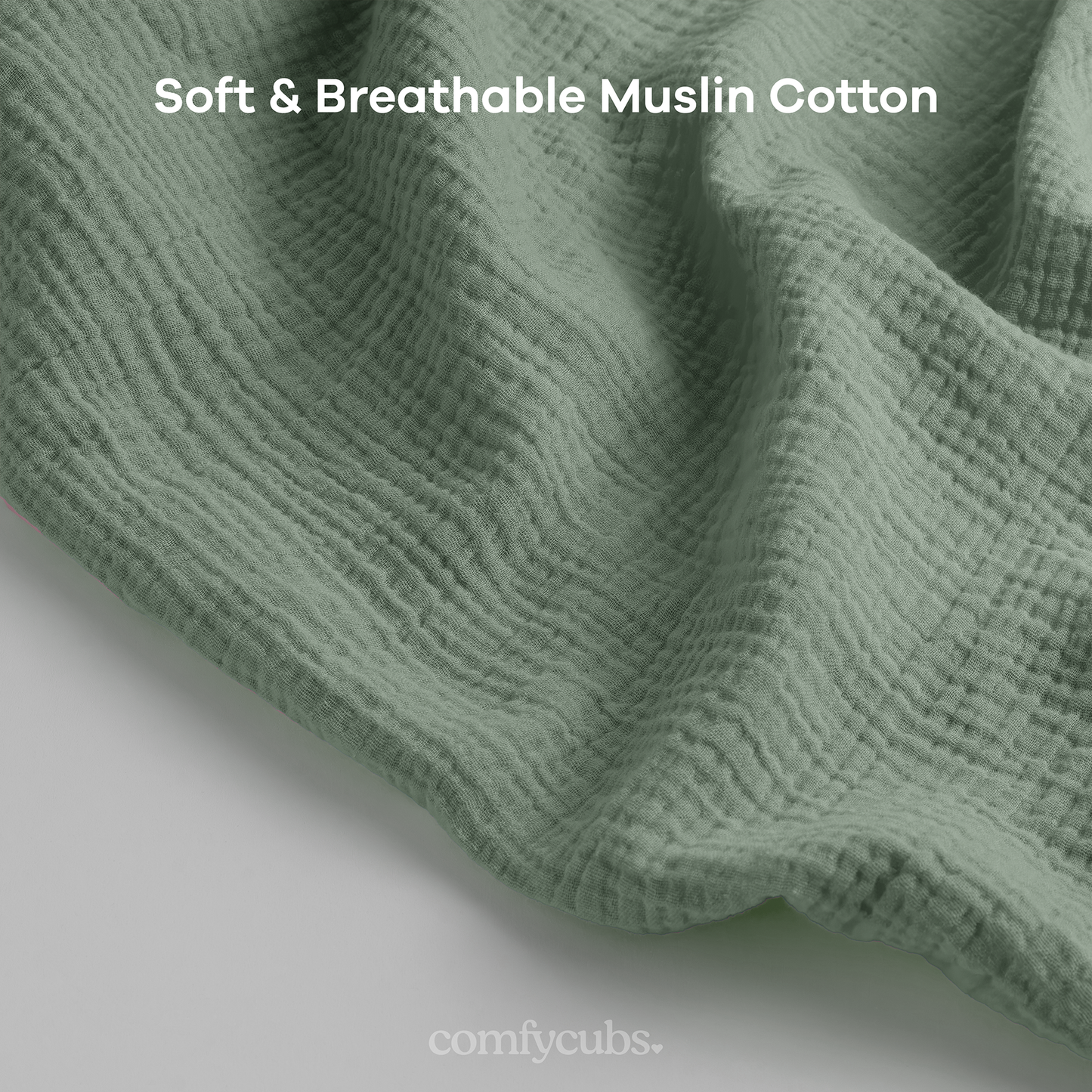 Muslin Nursing Cover - 100% Cotton, Pack of 2 by Comfy Cubs