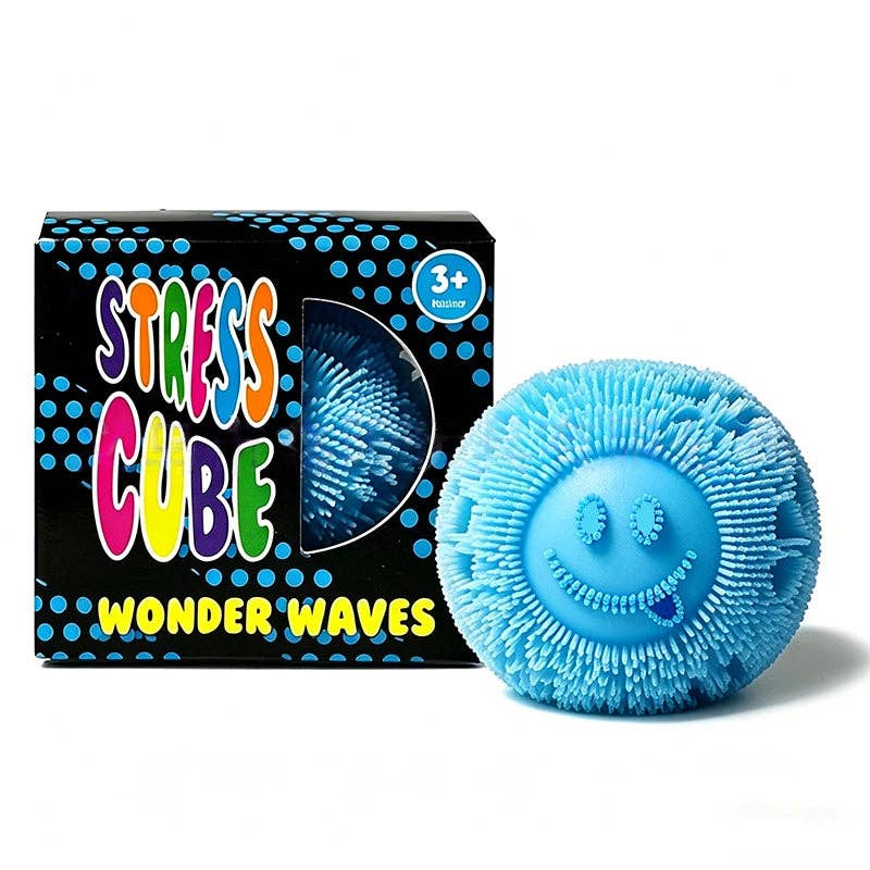 Stress Cube Fuzz Ball Wonder Wave Squishy Toy