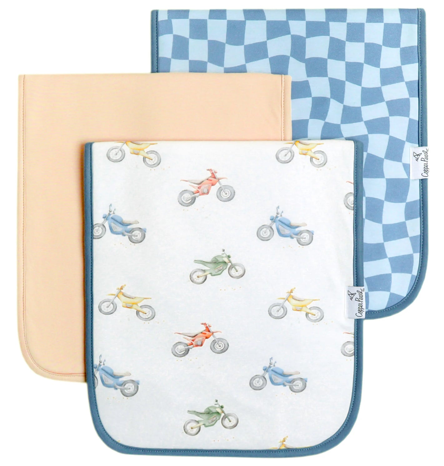 Copper Pearl Premium Burp Cloths