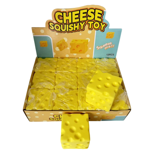Cheese Vent POP-UP Squishy Stress Relief Squeeze Fidget Toy