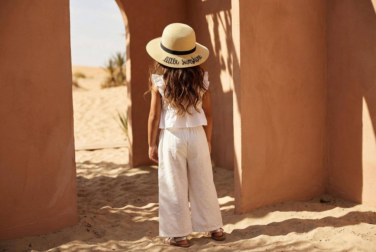 Kid's Sun Hat - Natural - Little Sunshine