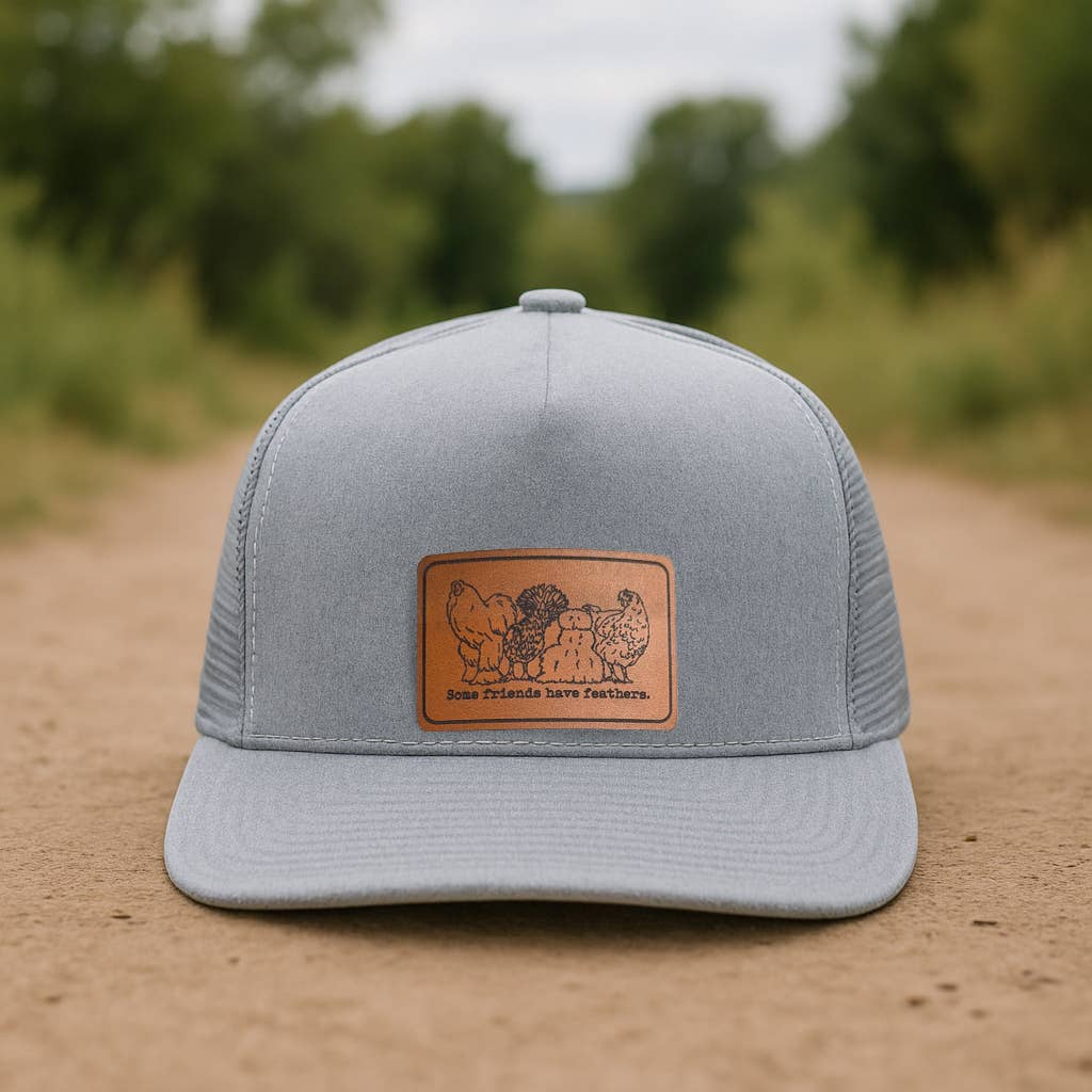 "Some Friends have Feathers" Trucker Hat for Outdoor Kids