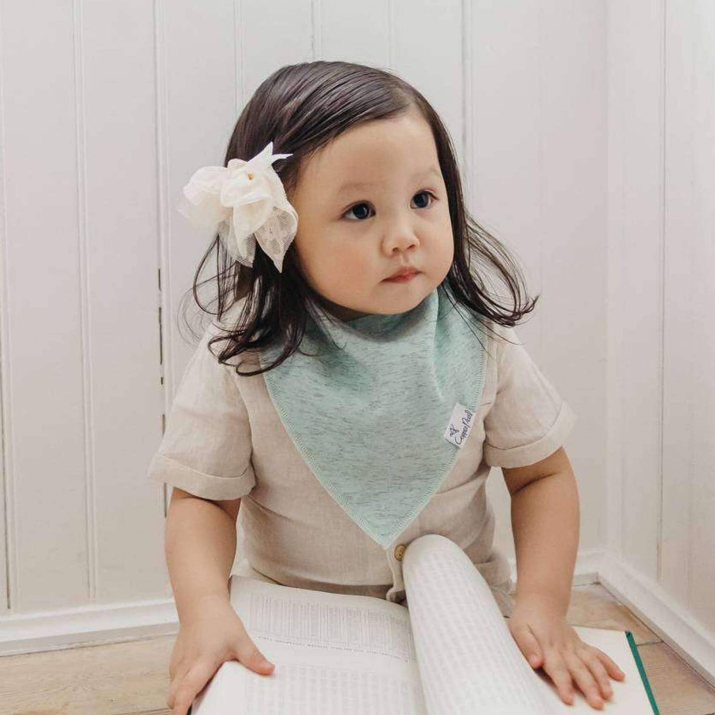 4 Pack Baby Bandana Bibs - Lacie