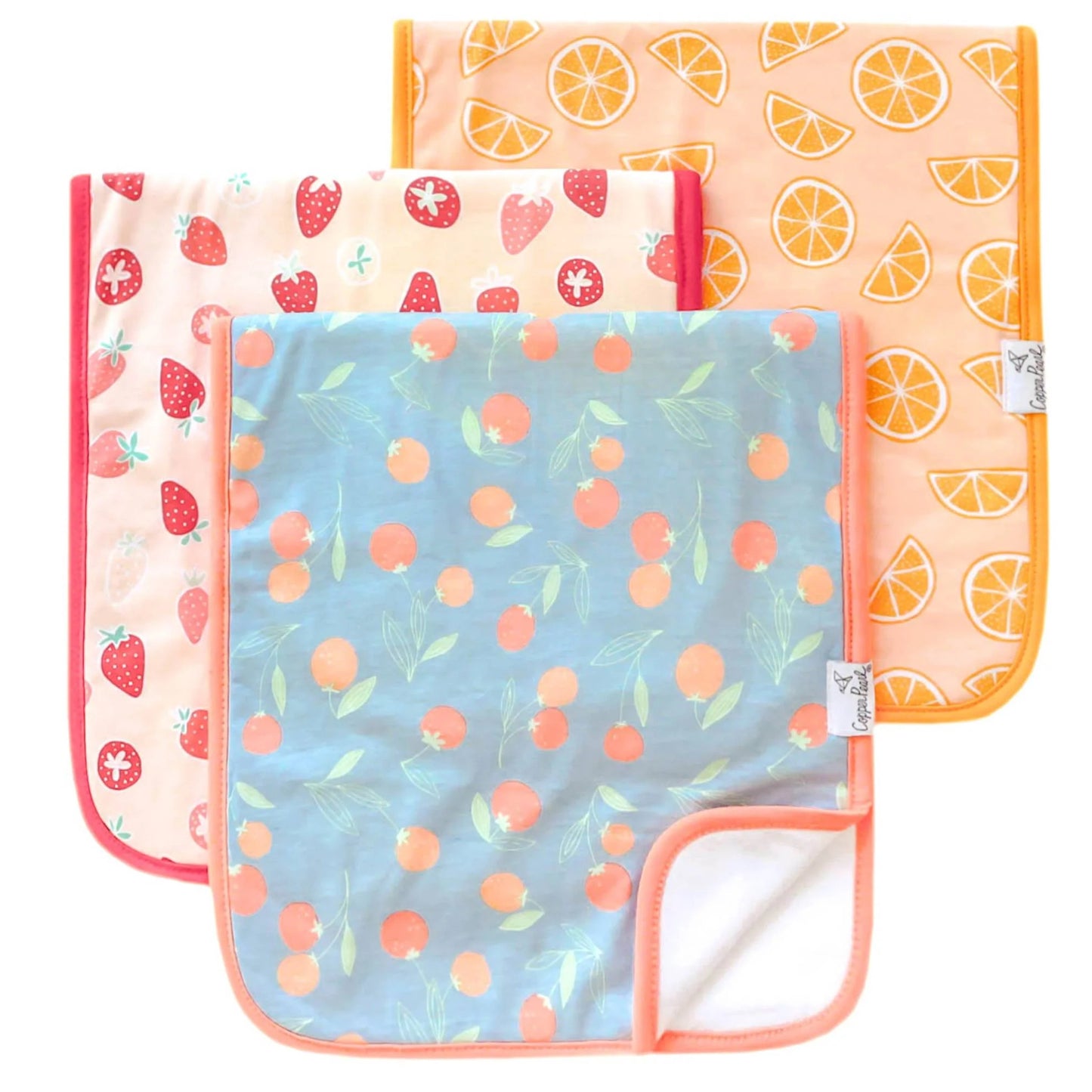Copper Pearl Premium Burp Cloths