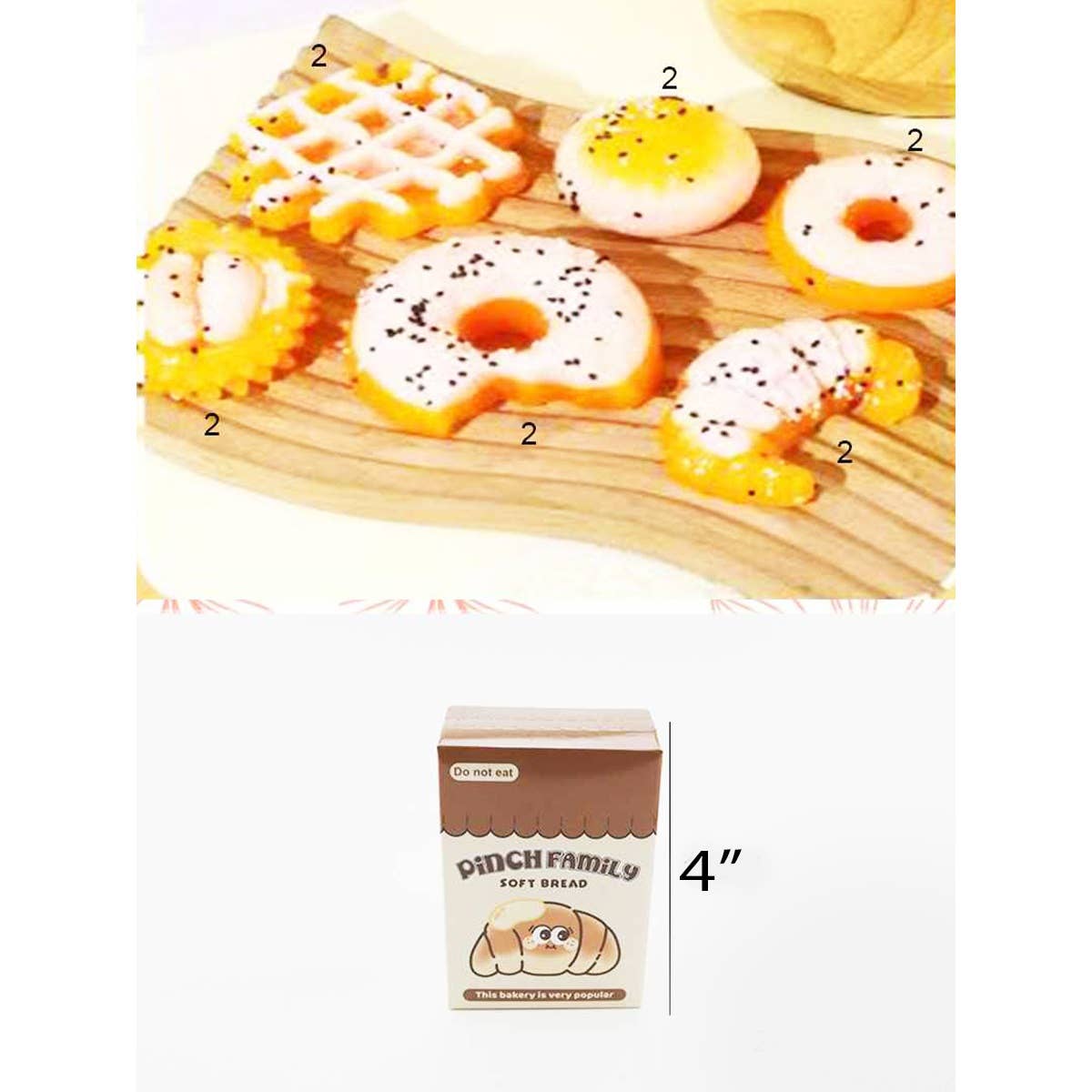 Mystery Box Soft Jelly Like Bakery Squishy Toy