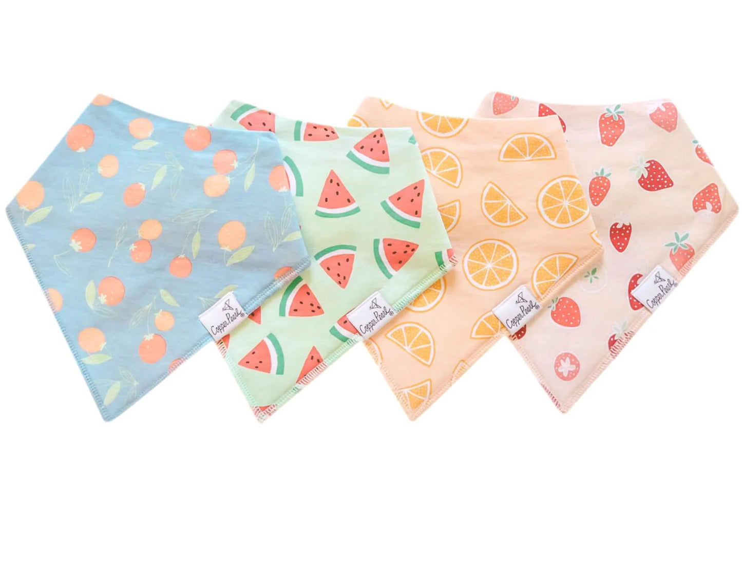 Copper Pearl Bandana Bibs