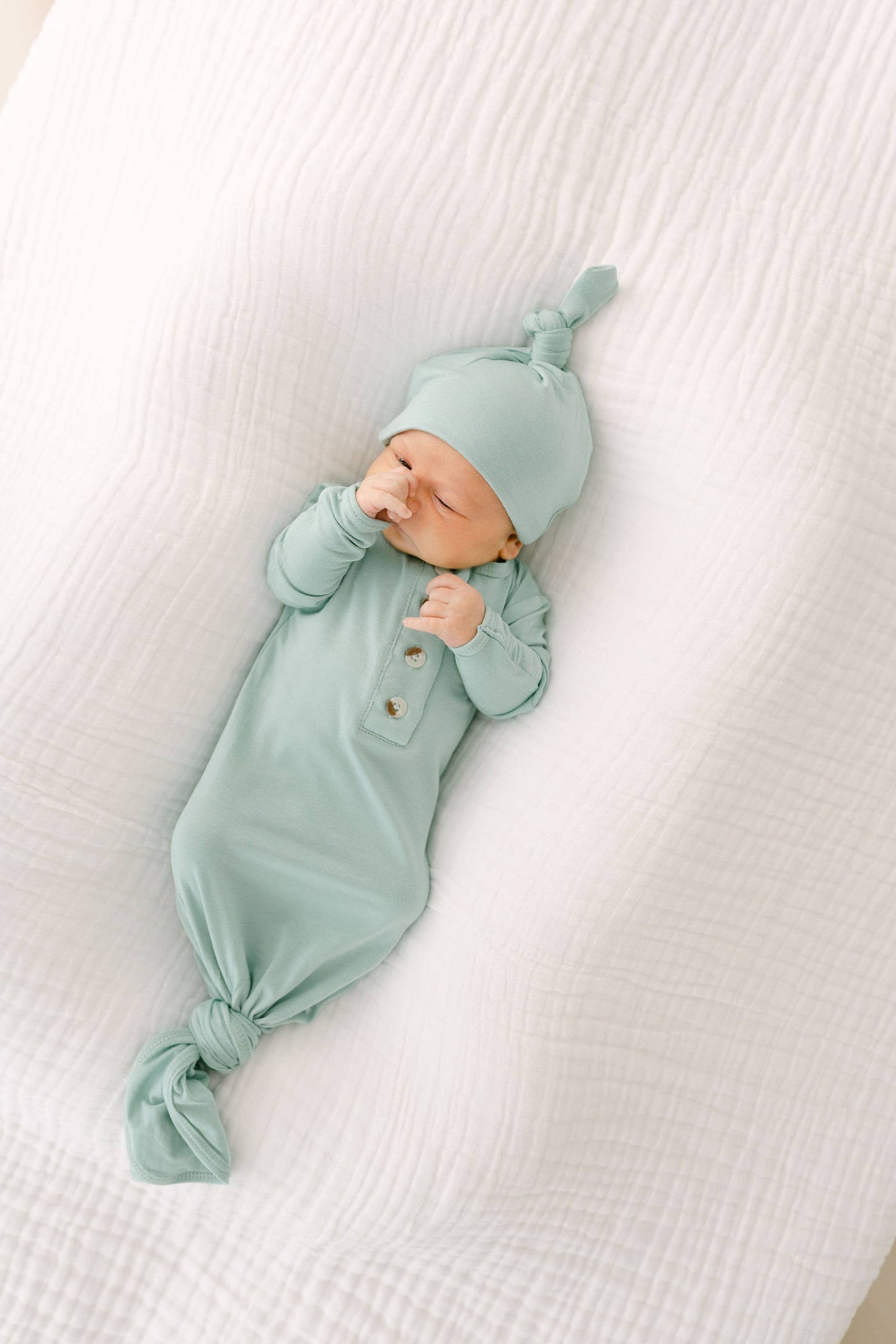 Newborn Clothing - Baby Gown and Hat Sets - Baby Clothing
