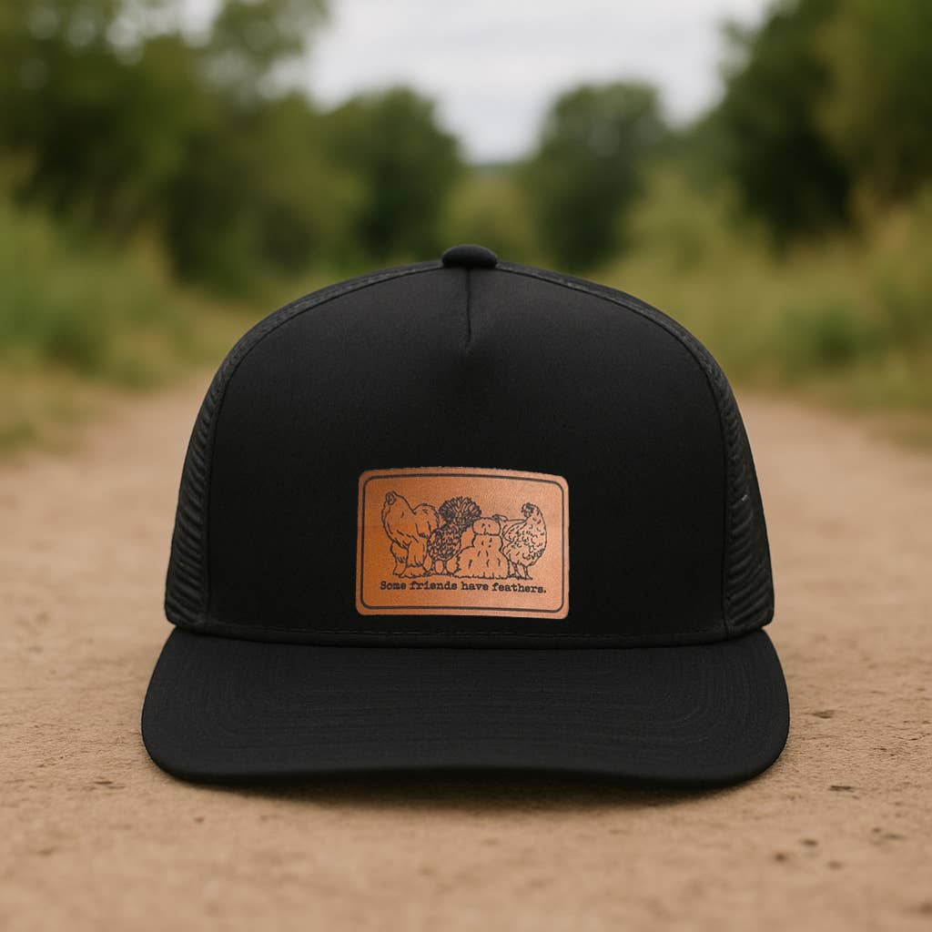 "Some Friends have Feathers" Trucker Hat for Outdoor Kids