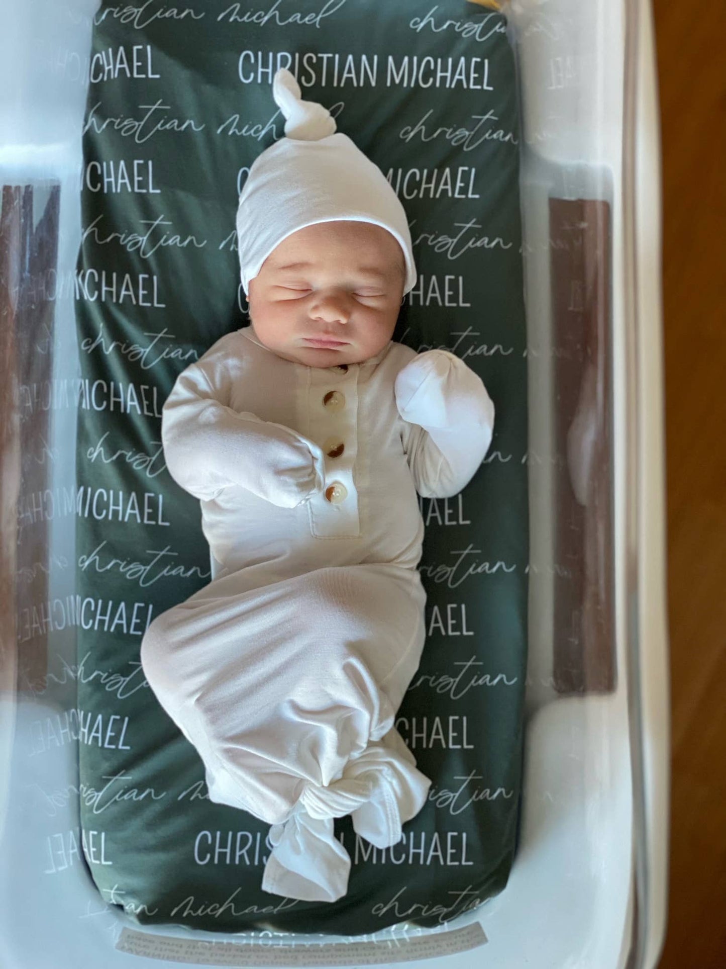 Newborn Clothing - Baby Gown and Hat Sets - Baby Clothing