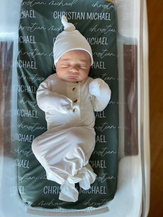 Newborn Clothing - Baby Gown and Hat Sets - Baby Clothing