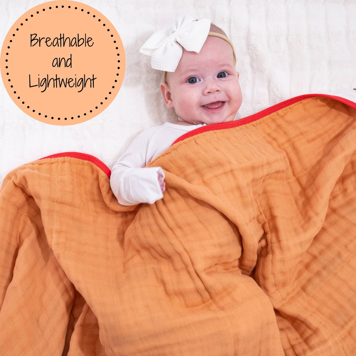 Under Construction Baby Toddler 100% Cotton Muslin Blanket