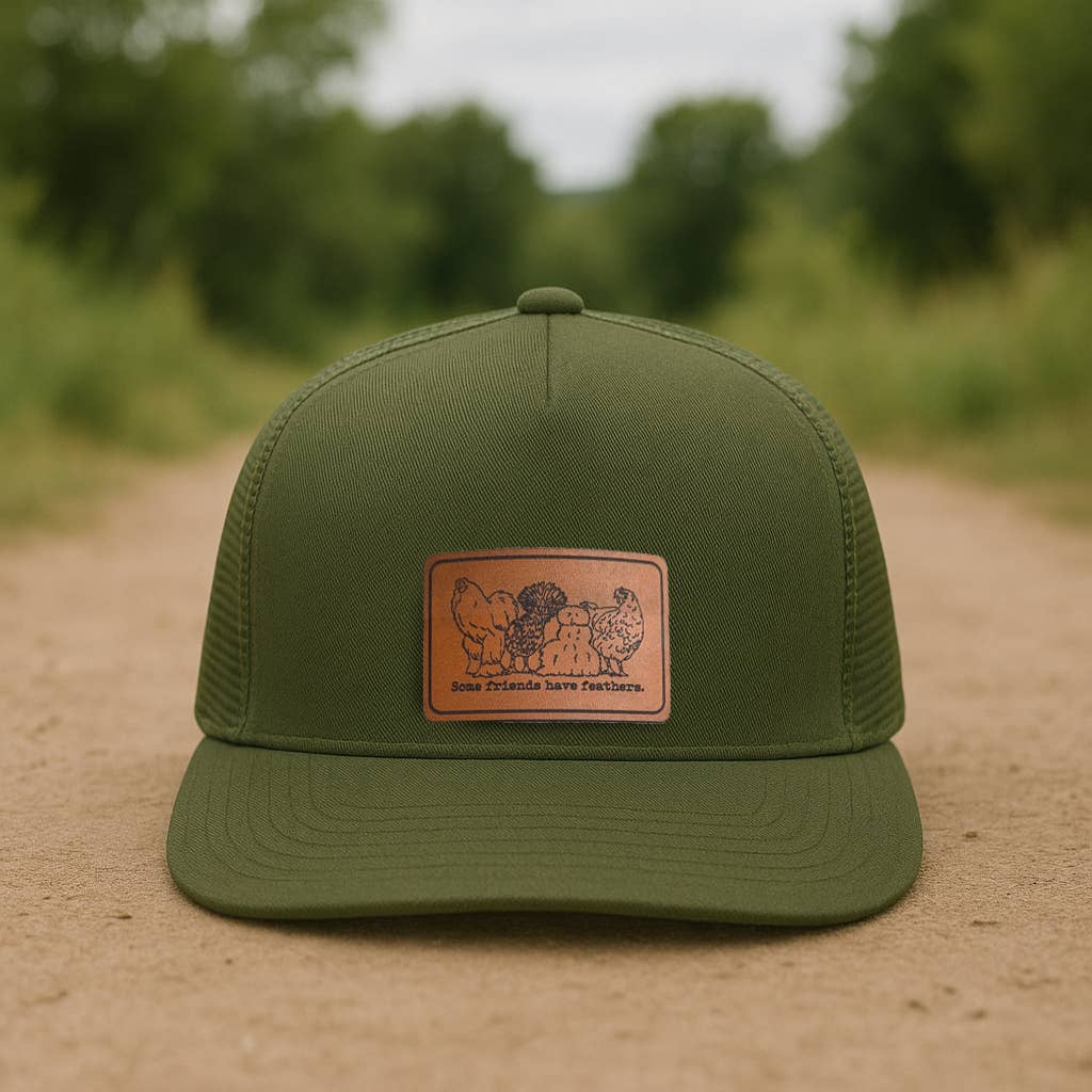 "Some Friends have Feathers" Trucker Hat for Outdoor Kids