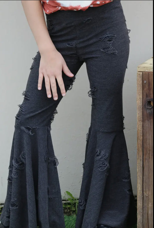 Anna Distressed Flares