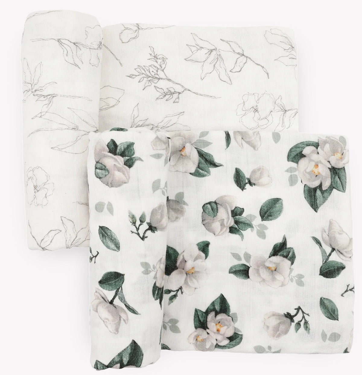 Organic Cotton Muslin Swaddle Blanket 2 Pack