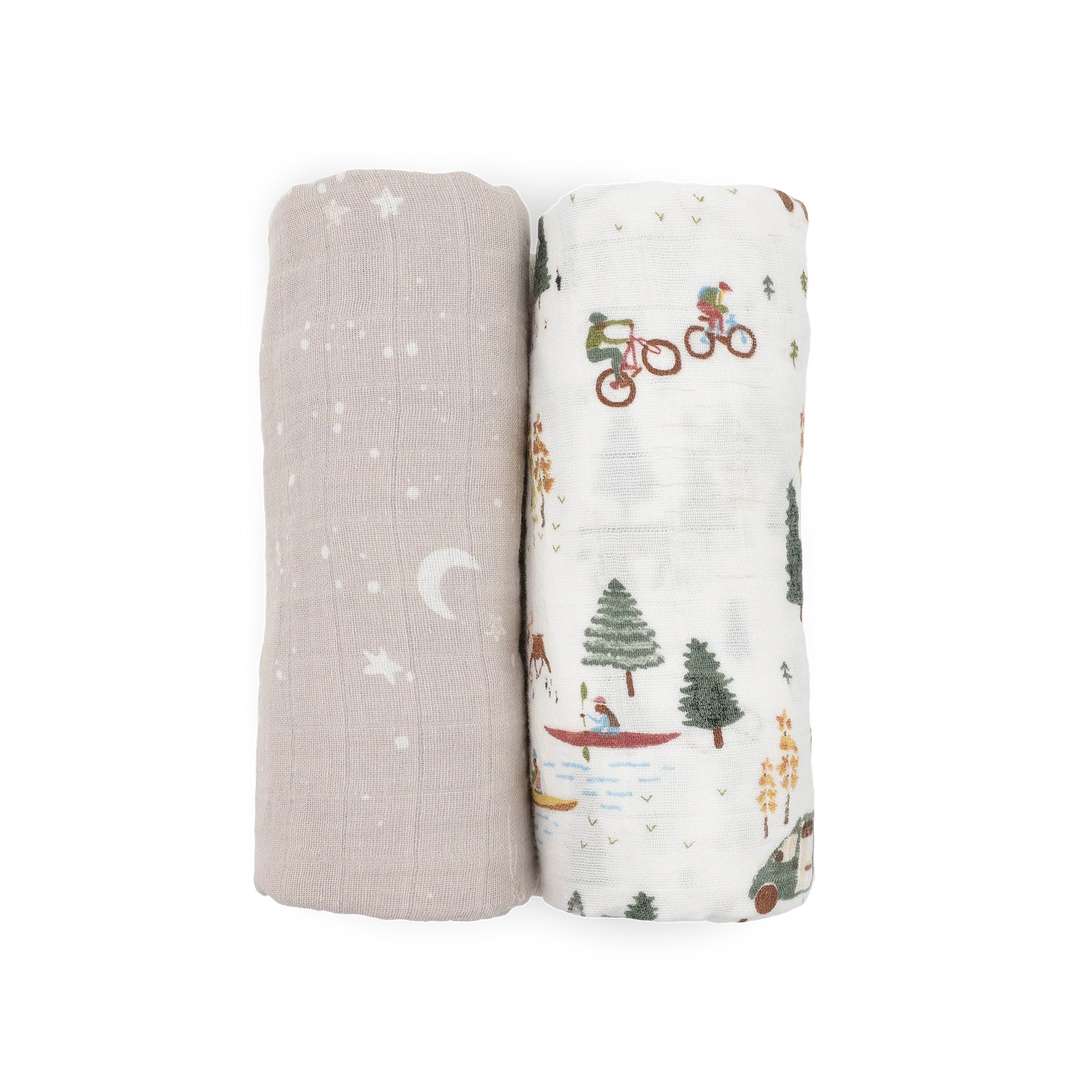 Organic Cotton Muslin Swaddle Blanket 2 Pack