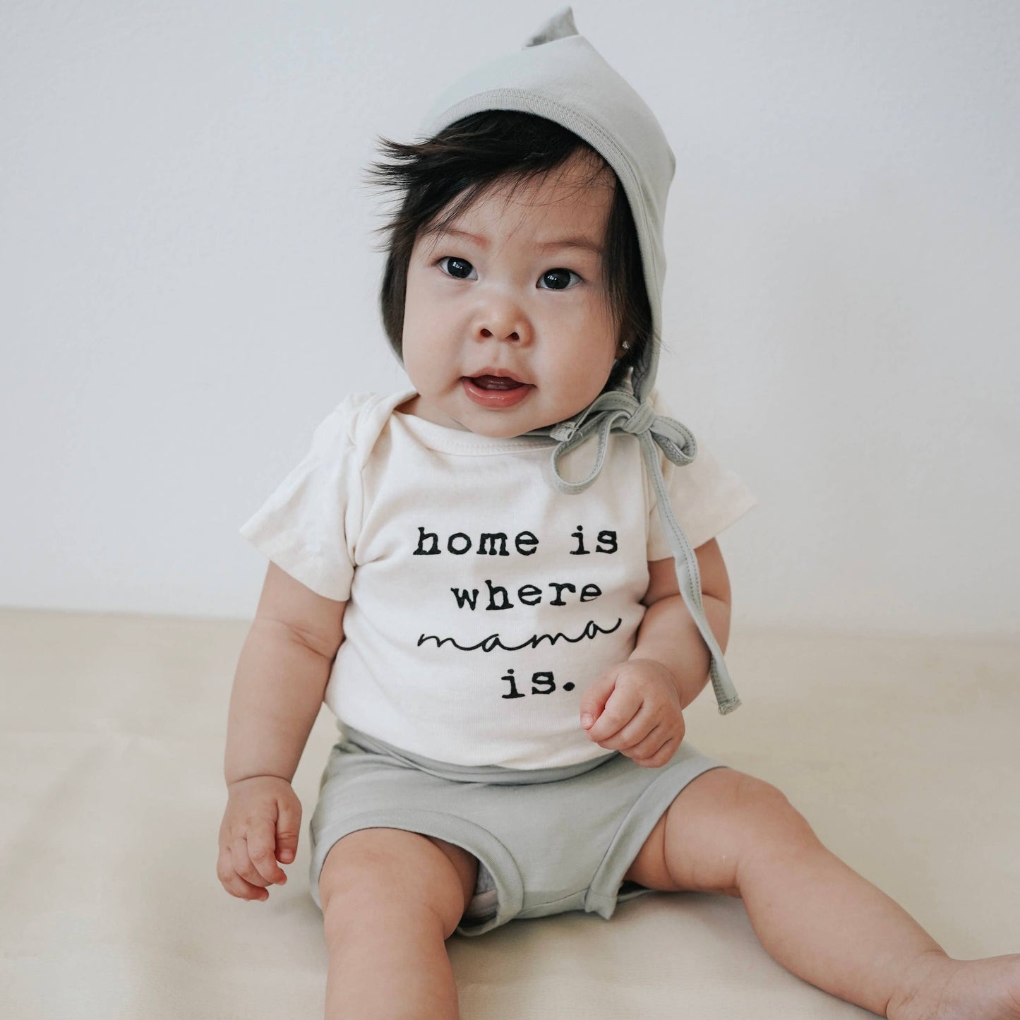 Home is Where Mama is Organic Cotton Bodysuit | Short Sleeve