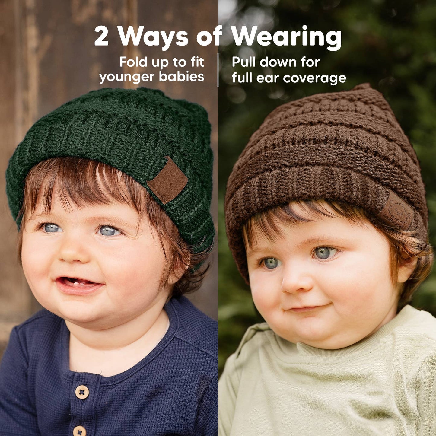 KeaBabies Warmzy Baby Beanies (Icelandic, M)