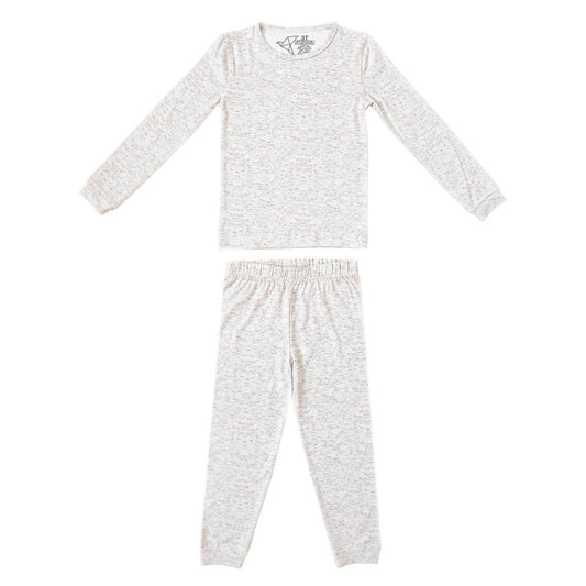 2pc Long Sleeve Pajama Set - Oat