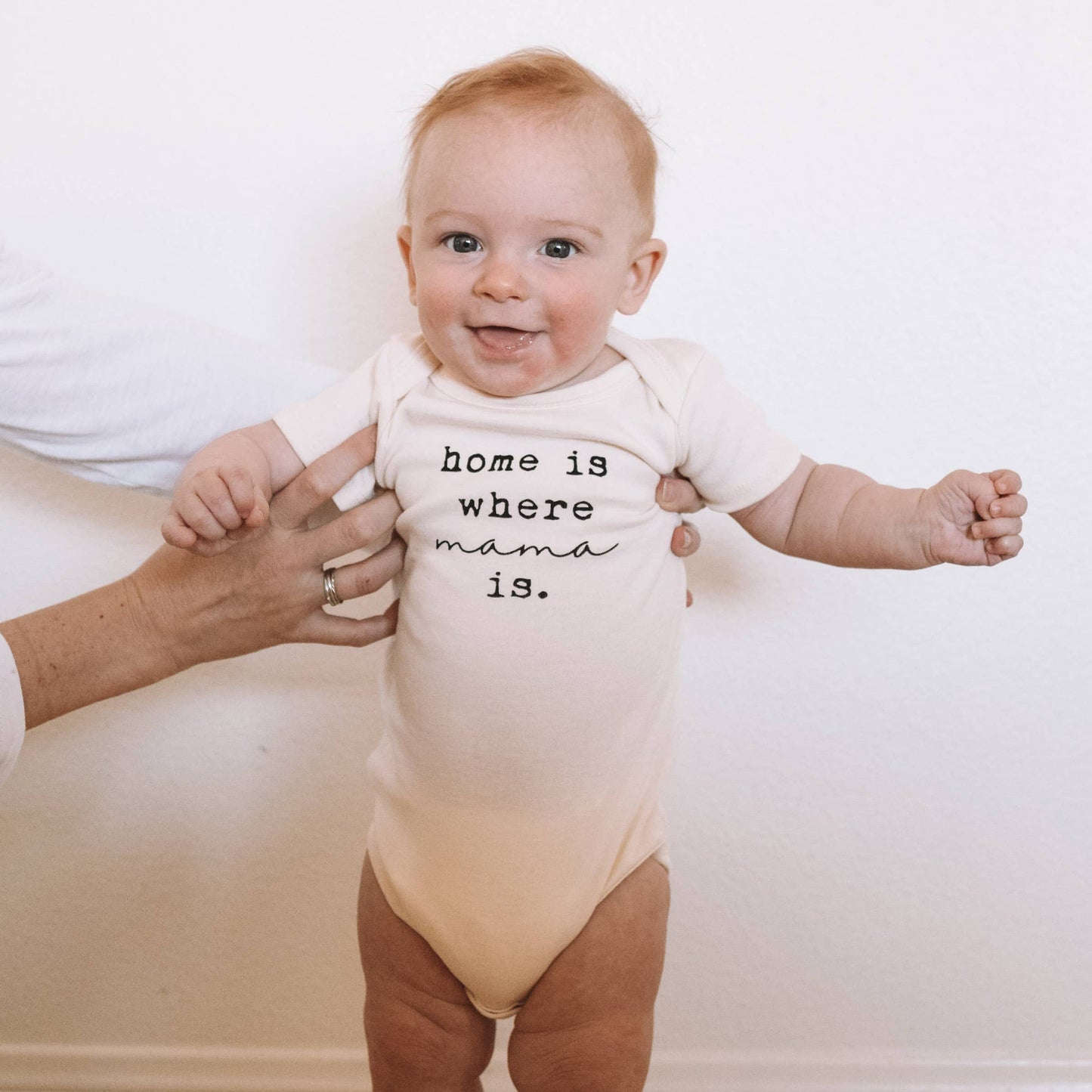 Home is Where Mama is Organic Cotton Bodysuit | Short Sleeve