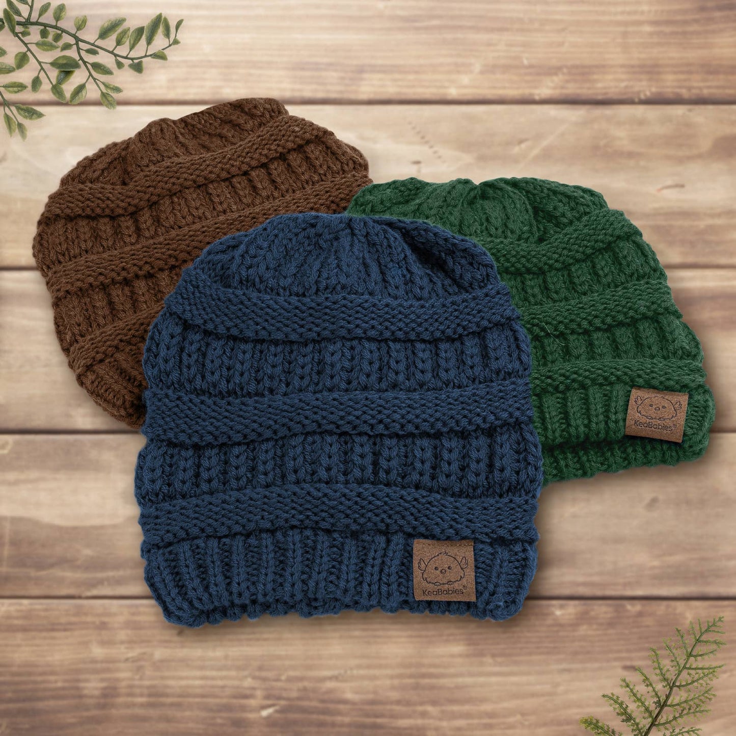 KeaBabies Warmzy Baby Beanies (Icelandic, M)