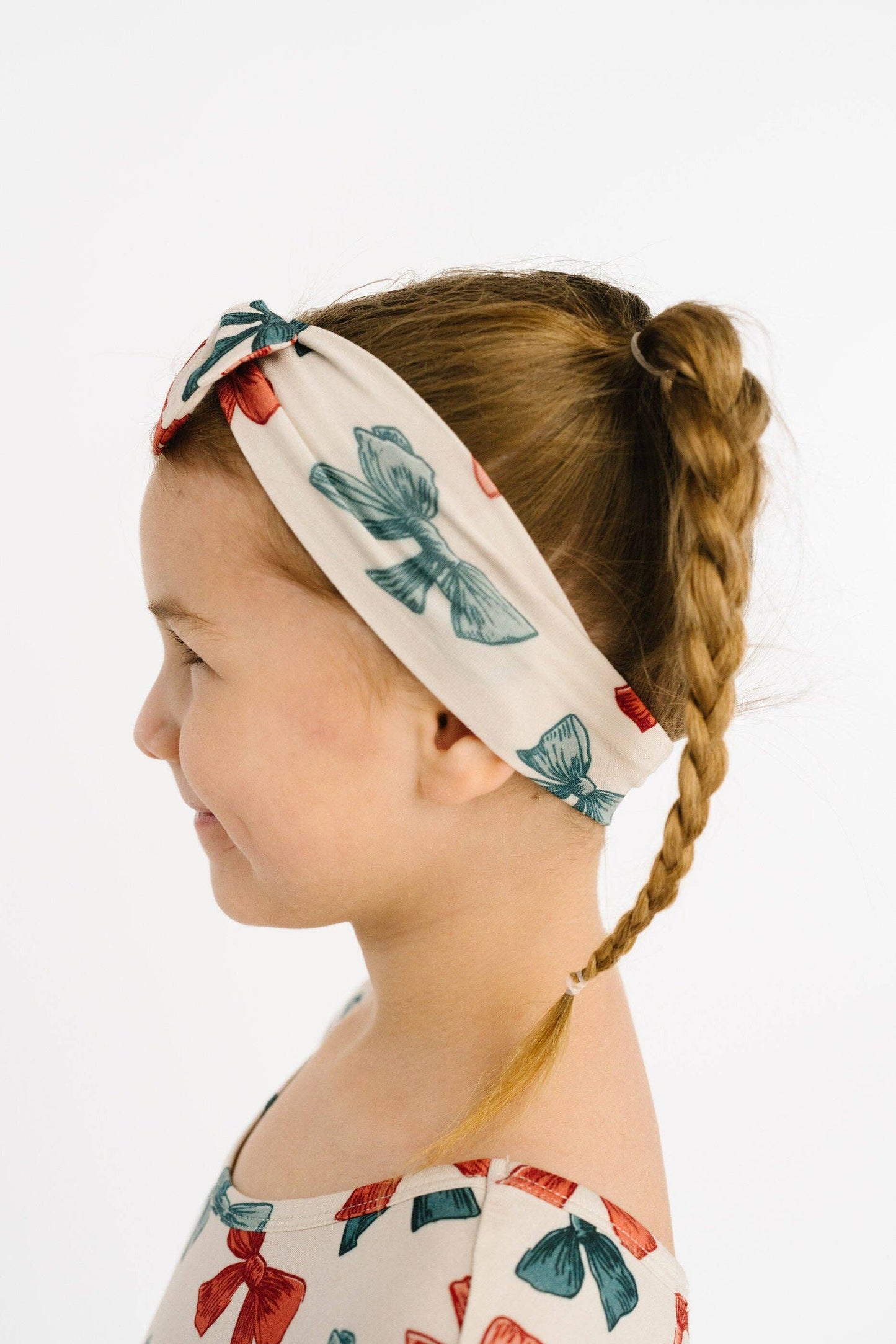 Patriotic Bows Short Sleeve Bamboo Dress